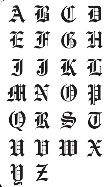Calligraphic Code - Semi-permanent Tattoo