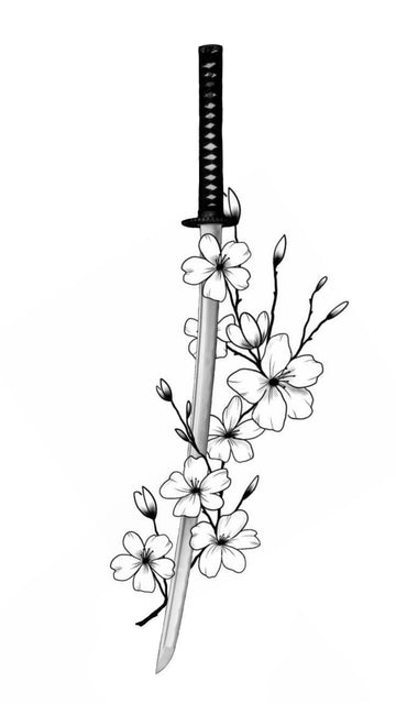 Hanami Blade - Semi-permanent Tattoo
