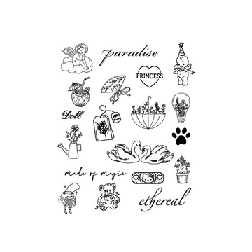 Whimsical Wonders - Semi-permanent Tattoo