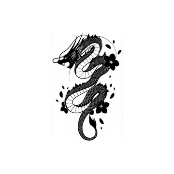 Dragons Bloom - Semi-permanent Tattoo