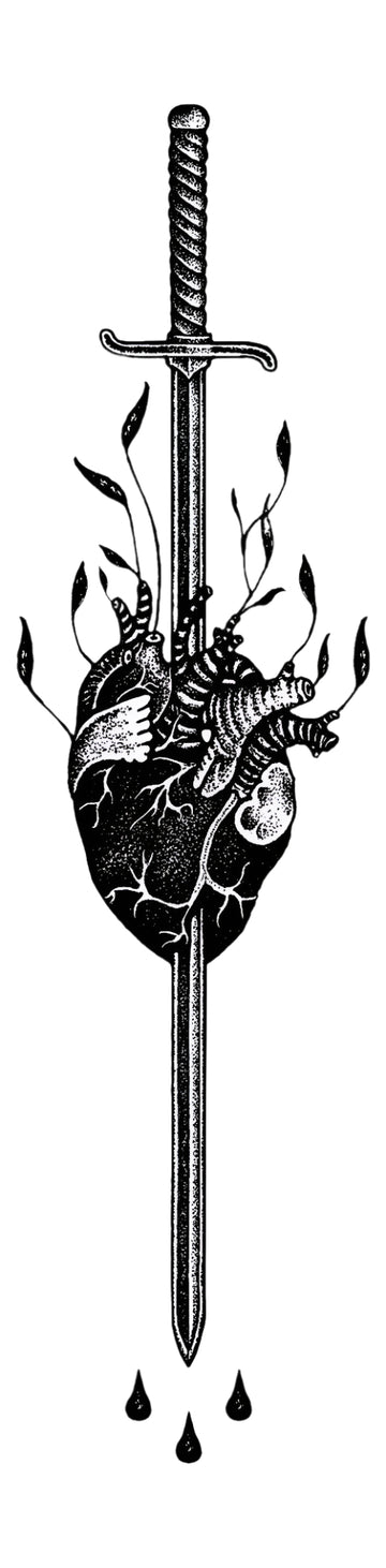 Martyr's Heart - Semi-permanent Tattoo