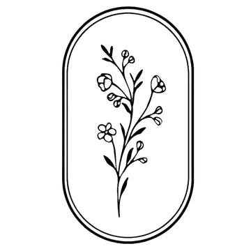 Wildflower Framed - Semi-permanent Tattoo