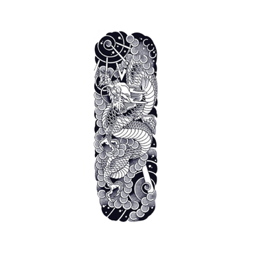 Japanese Dragon - Semi-permanent Tattoo