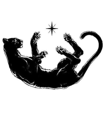 Enchanted Panther - Semi-permanent Tattoo