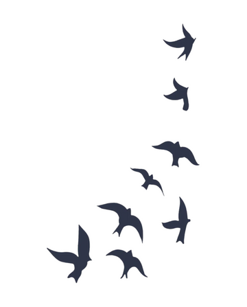 Freedom Flock - Semi-permanent Tattoo