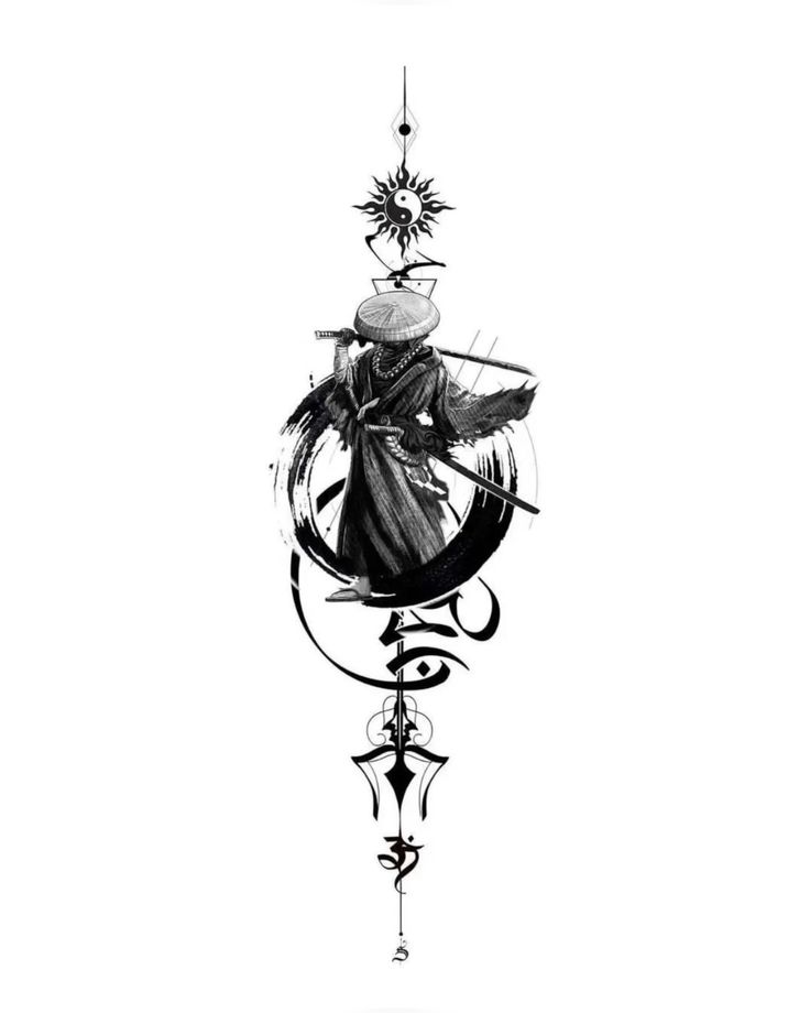 Ronin's Zenith - Semi-permanent Tattoo