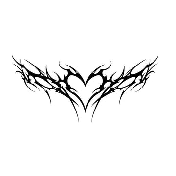 Hey Tats Heartbeat - Semi-permanent Tattoo