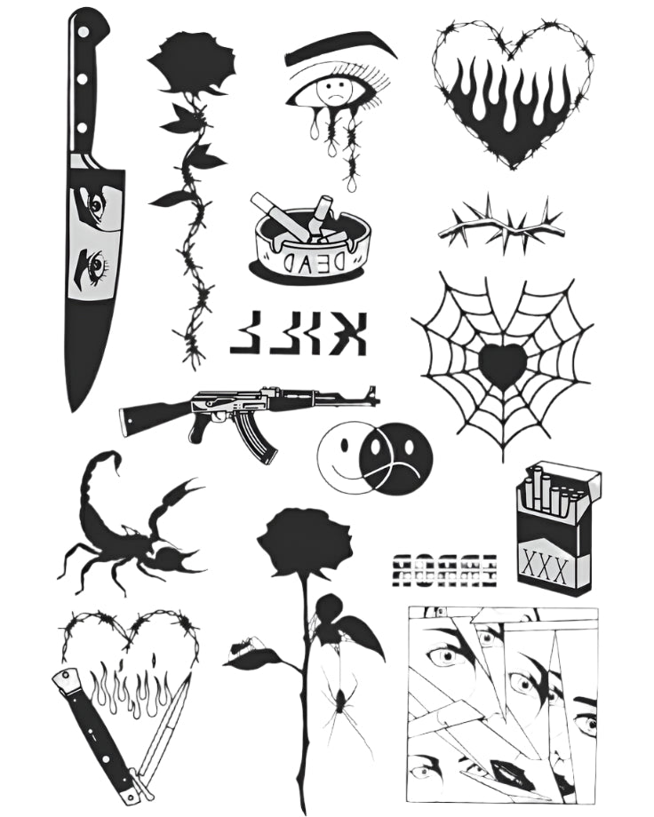 Street Edge Collection - Semi-permanent Tattoo