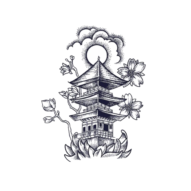 Sakura Sanctuary - Semi-permanent Tattoo