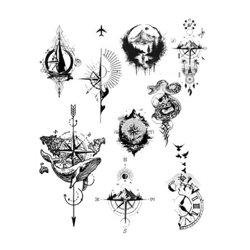 Nomad's Journey - Semi-permanent Tattoo