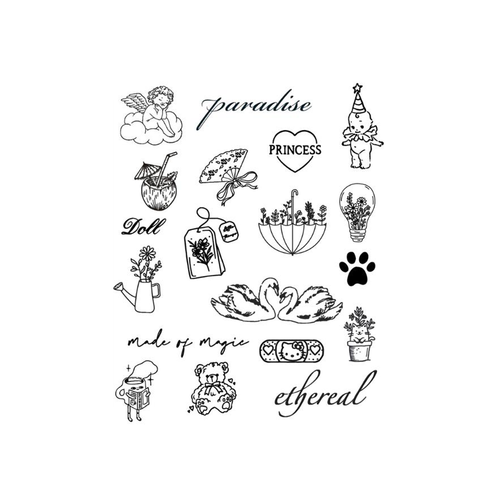 Whimsical Wonders - Semi-permanent Tattoo