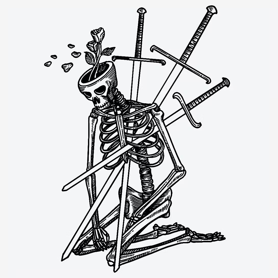 Corpse Bloom - Semi-permanent Tattoo