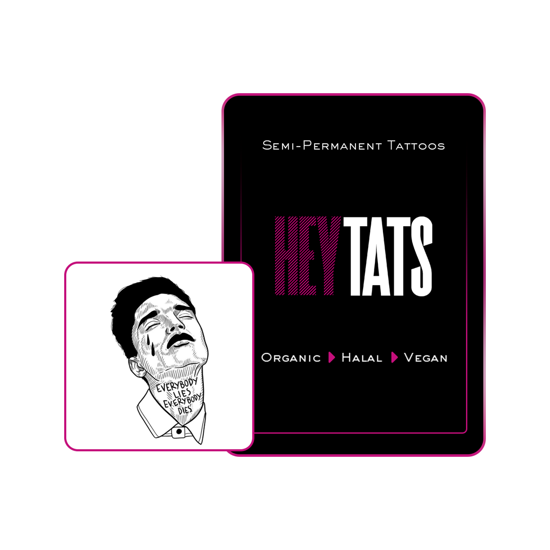Bitter Truths - Semi-permanent Tattoo