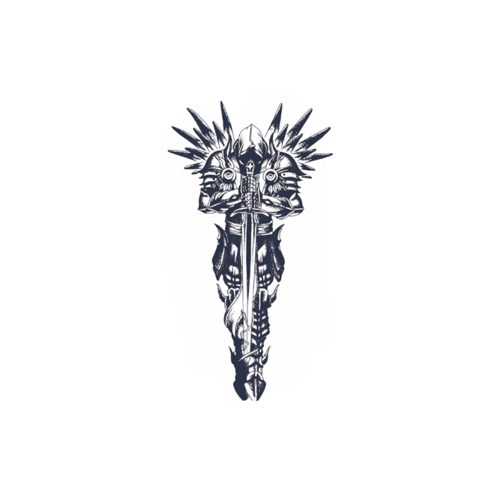 Knight - Semi-permanent Tattoo