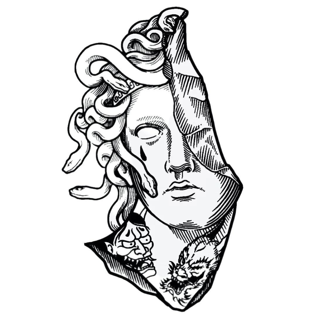 Medusa's Fracture - Semi-permanent Tattoo