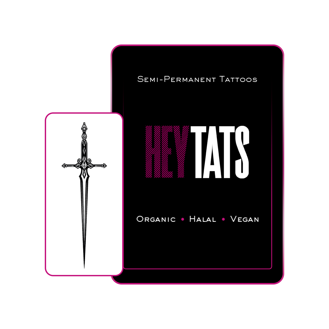 Sword of Honor - Semi-permanent Tattoo