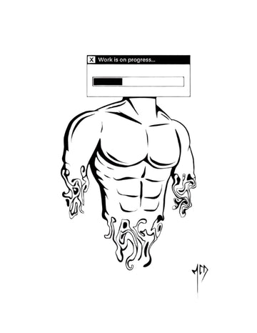 Error 404 Tat Not Found - Semi-permanent Tattoo