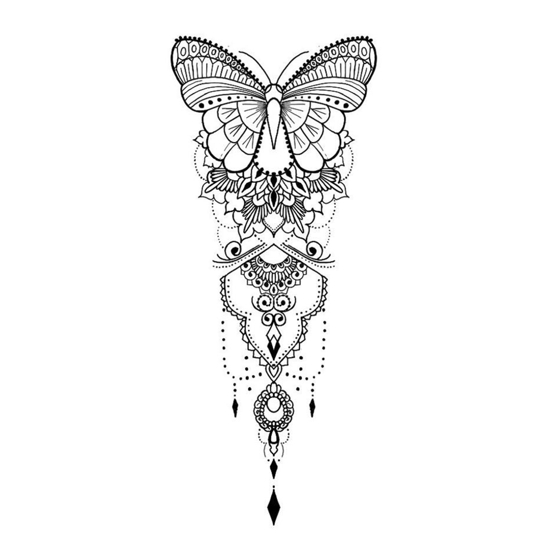 Mandala Flutter - Semi-permanent Tattoo